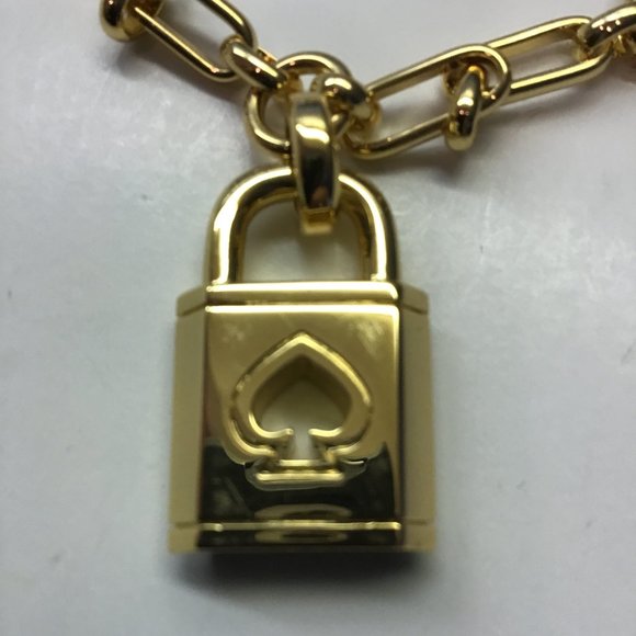Kate Spade New Gold Padlock Bracelet - Picture 2 of 3